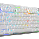Teclado Mecanico Gamer Tkl Redragon Horus Blanco Switch Red