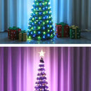 Árbol De Navidad Artificial Plegable Fácil Armado 150cm Color Verde Claro