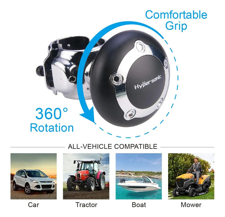 Hypersonic Pomo Giratorio Para Volante De Automvil, Universa