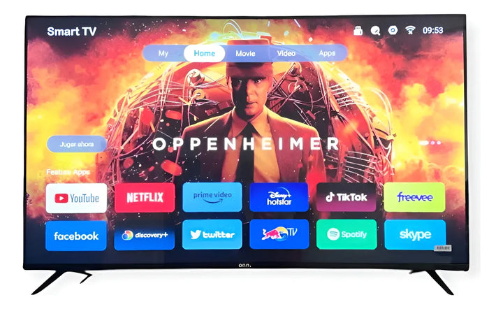 Televisor Led Onn. 55 Sin Bordes Smart Tv 4k Magis Tdt