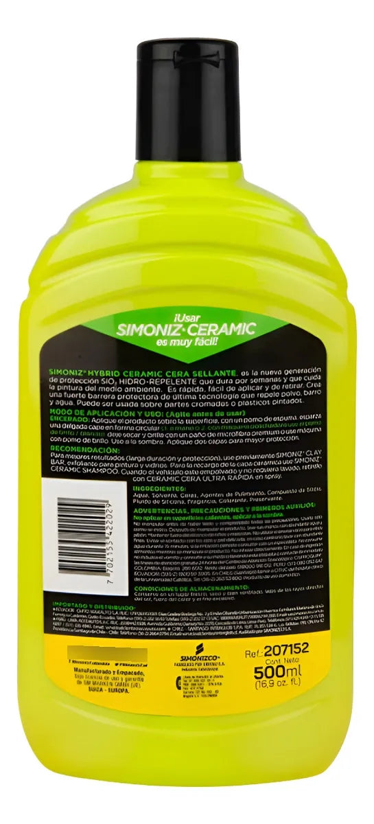 Cera Sellante Hybrid Ceramic Simoniz