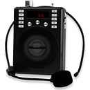 Parlante Amplificador Voz Recargable Micrófono Diadema Radio Diseño
