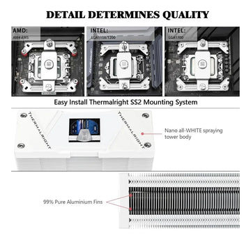 Disipador Thermalright Assassin Spirit 120 Vision Argb White