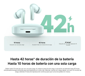 Xiaomi Redmi Buds 6, Auriculares Táctil, Anc 2-mic Ip54, Blk Negro