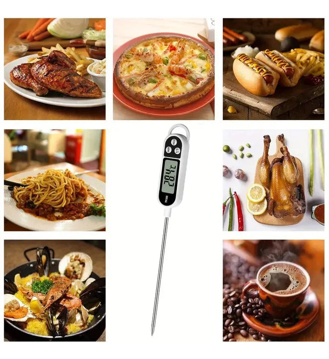 Termometro Digital En Cocina, Chocolate, Velas + Pilas