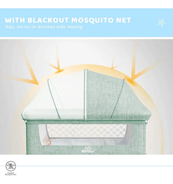 Napfox Moises Para Bebe, Cama Plegable Para Bebe, Cama Porta