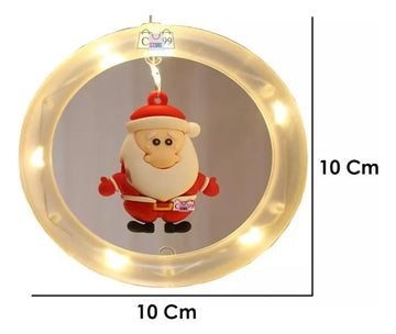Luz Navideña 3 Metros 10 Aros Luminosos Blanco