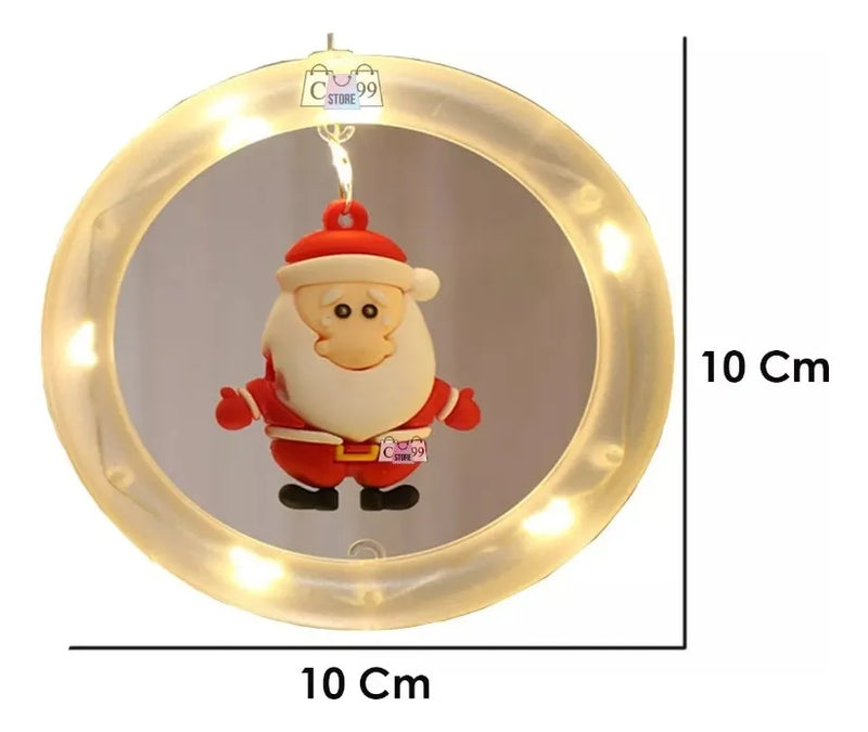 Luz Navideña 3 Metros 10 Aros Luminosos Blanco
