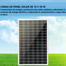 Televisor Solar 32 Pulg Batería 60000mah Panel Bombillos Con
