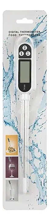 Termometro Digital Alimentos Comida Sonda Carnes Temperatura Blanco