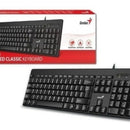 Teclado Genius QWERTY español color negro