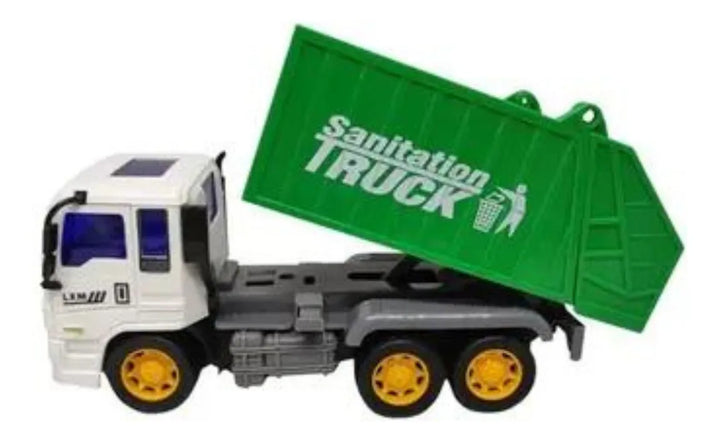 Camión De Basura Compactador De Impulsó Regalo Niños - Verde