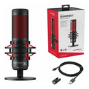 Micrófono HyperX Quadcast 4P5P6AA Condensador Bidireccional color negroS