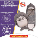 Peluche Almohada Y Saco De Dormir - Happy Nappers Tiburón