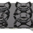 Estufa De Empotrar Cristal 60x43 Cm Gas Natural Haceb Color Negro