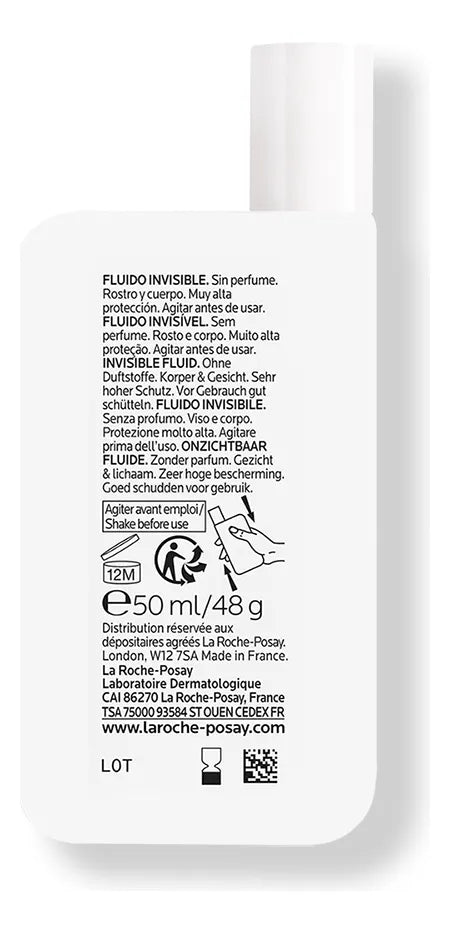 La Roche Posay Anthelios UvMune 400 Fluido Dermopediatrico SPF 50+ 50 Ml.
