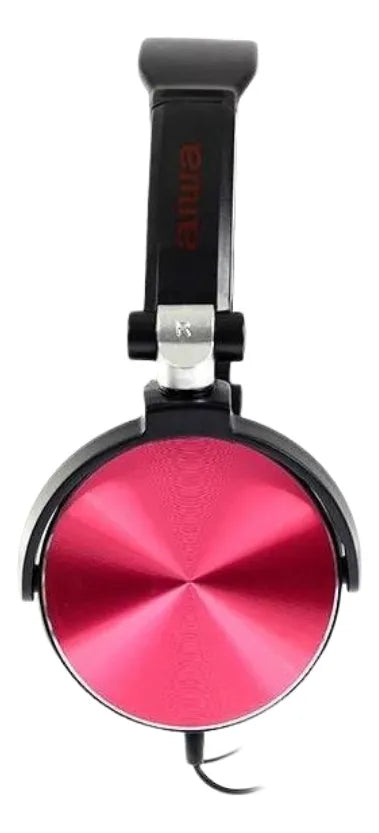 Audifonos Diadema Manos Libres Estereo Aiwa Aw X107r Rojo