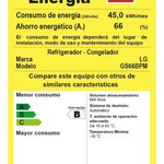 Nevecón Lg Side By Side Inverter Compressor 664 Lt Negro