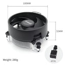 Cooler Am4 Amd Wraith Stealth, empaquetado y LED negro