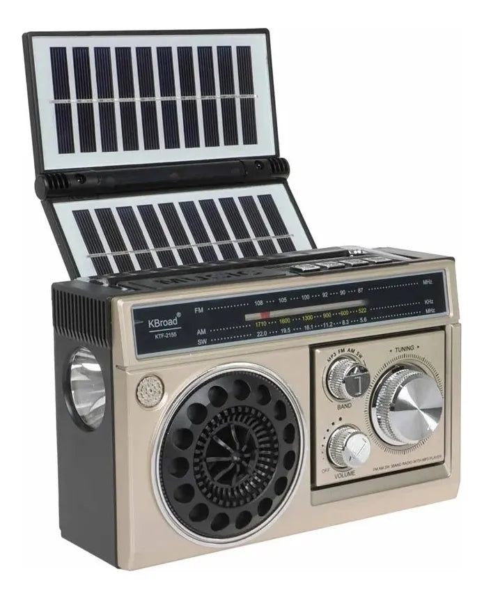 Parlante Radio Altavoz Retro Inalámbrico Bluetooth Linterna Diseño
