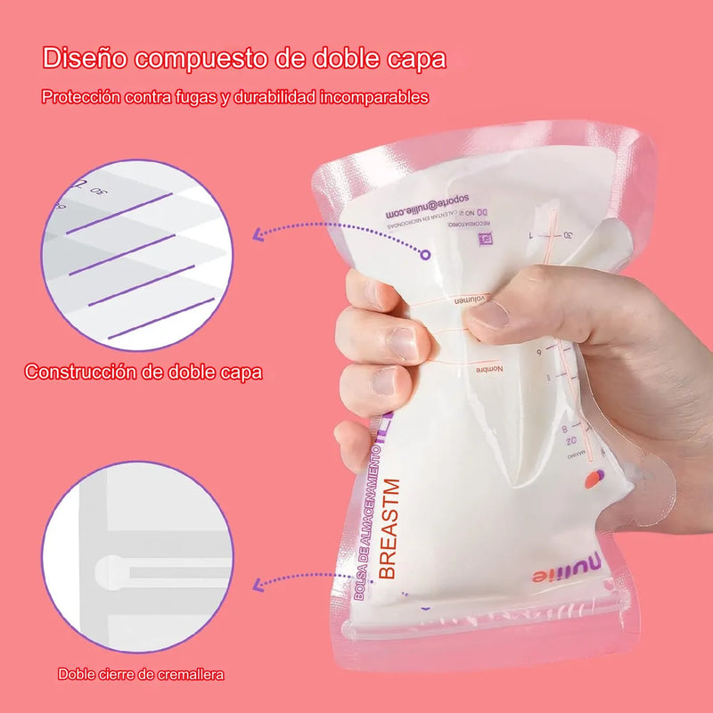 Bolsa De Almacenamiento Leche Materna 120unidades Nuliie