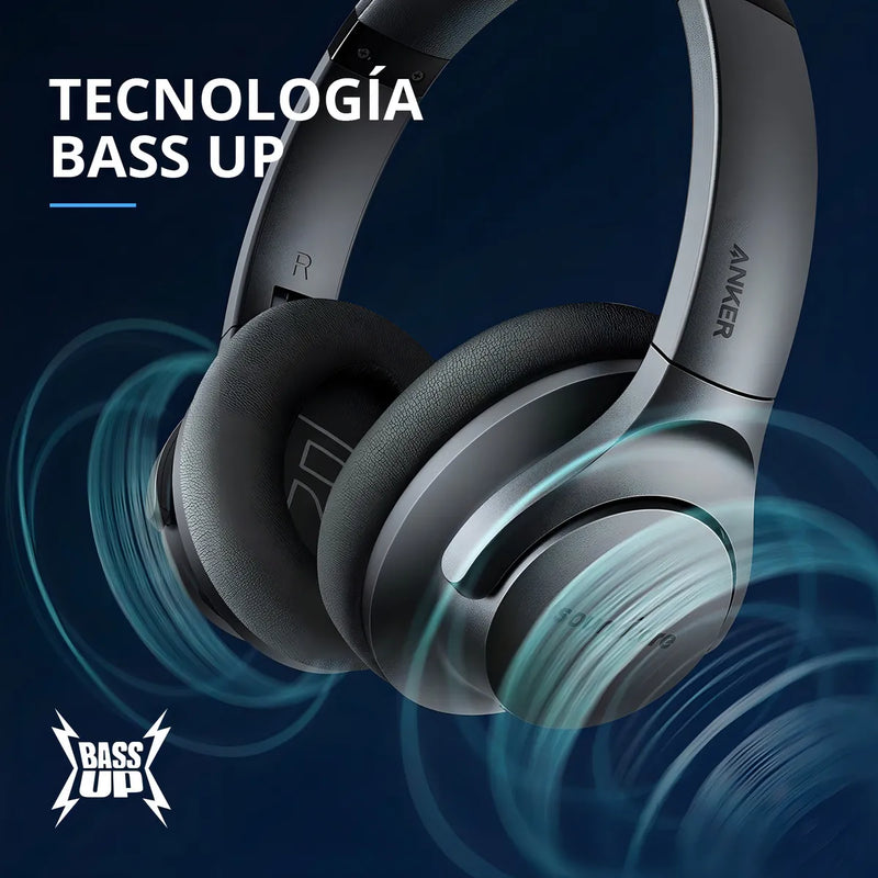 Fone de ouvido over-ear sem fio Soundcore Life Series Life Q20 A3025 black