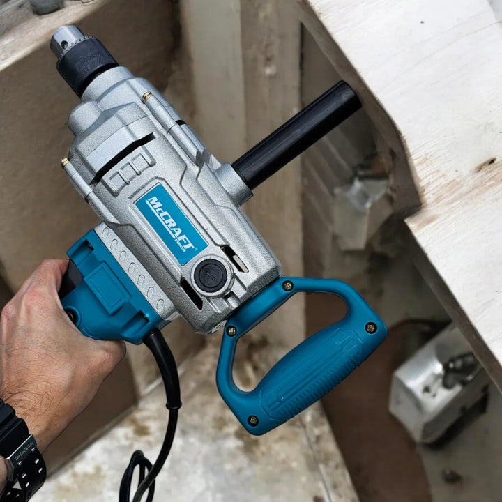Taladro Atornillador Eléctrico 13mm 1080w Mccraft Mx01m Azul - Azul Acero - 50hz/60hz