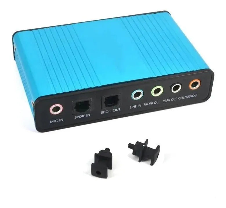 Tarjeta De Sonido Externa Usb 2,0 Canal 5.1/7.1 Audio Optico