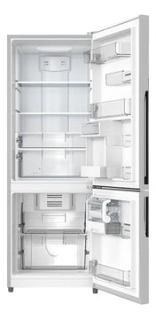 Heladera No Frost Mabe RMB400IBBRX0 418L Plateada con Negro | Bottom Freezer