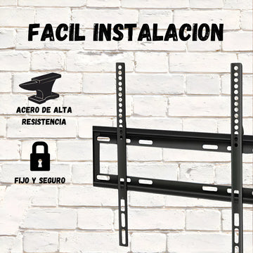 Soporte De Pared Para Tv 26 - 63 Mt-146 Color Negro