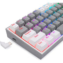 Teclado Bluetooth Redragon Fizz K616 Rgb Gris Blanco Español Idioma Español España
