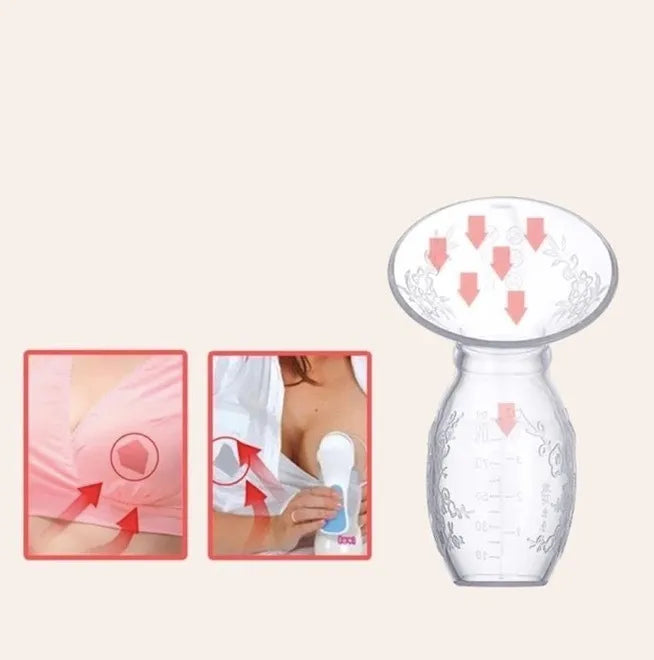 Extractor De Leche Manual En Silicona + 30 Bolsas Recolector