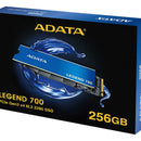 Disco Ssd Adata 256gb Legend 700 Pcie Gen3 X4 M.2 2280 Color Azul