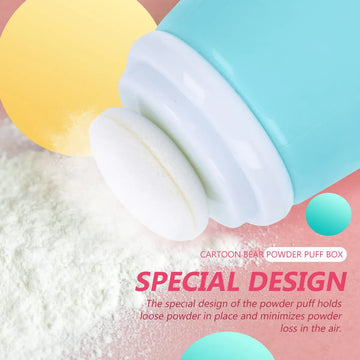 Polvo Suave Y Facil De Usar Para Bebe: Caja De Soplo En Form