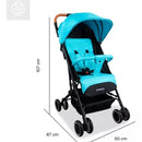 COCHE COMPACTO BIT JC207 - AZUL BEBESIT