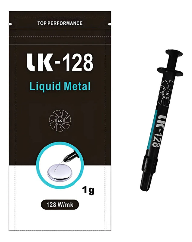 Pasta Térmica Metal Líquido Lk-128 1g 128w/mk Bolsa Sellada