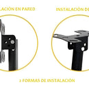 Soporte Para Tv De Techo O Pared Lcd Y Led De 32 - 72 80kg Color Negro