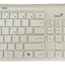 Combo Genius Inalambrico Bluetooth Slimstar 8230 Blanco