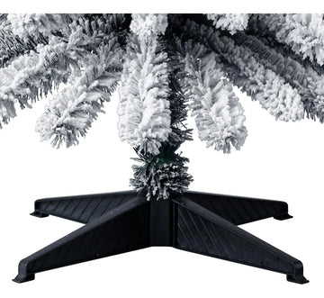 Árbol De Navidad Nevado 319 Ramas-198 Cm Verde