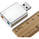 Tarjeta De Sonido Usb 7.1 Deluxe Externa Usb Adaptador Color