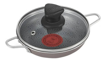 Cacerola Imusa Talent Antiadherente 14 Cm Con Tapa Y Asas Negro