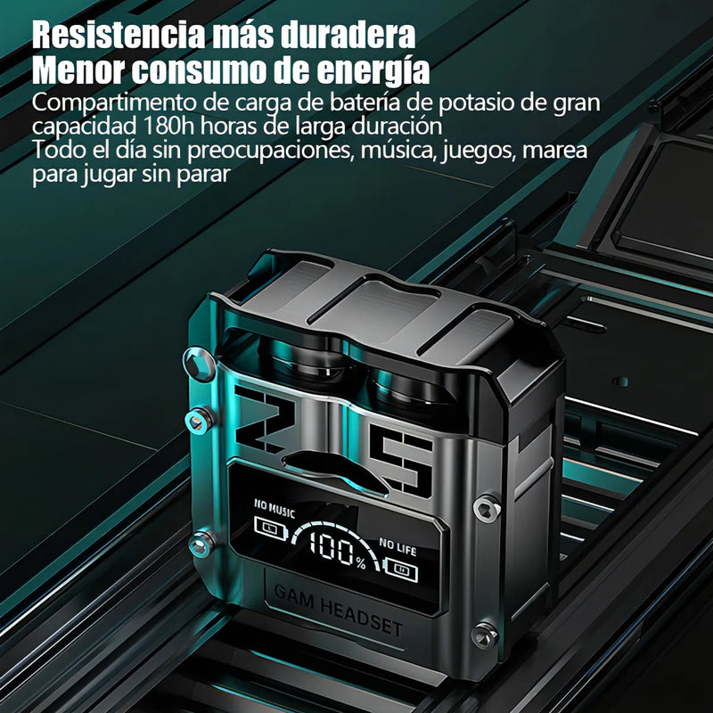 Audífonos Bluetooth Deportivos M25 Reducción De Ruido Negro