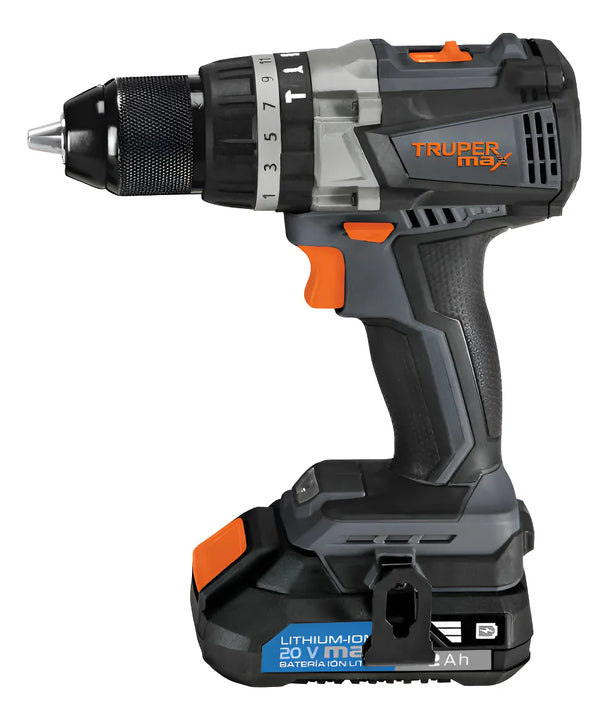 Taladro Percutor Inalámbrico Truper 101453 - Gris Oscuro - 60