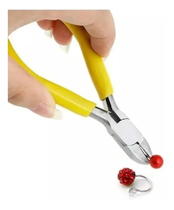 Juego De Pinzas, Alicates Electronica + Estuche X 5 Unidades