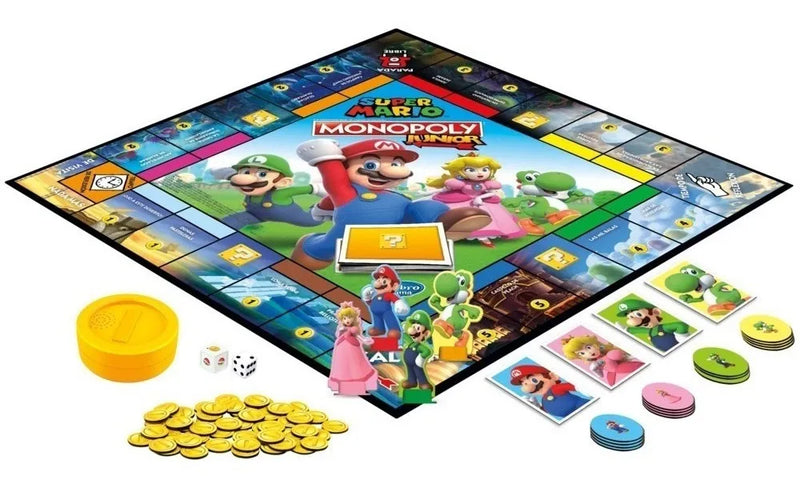 Juego De Mesa Monopoly Junior Edición Super Mario Hasbro