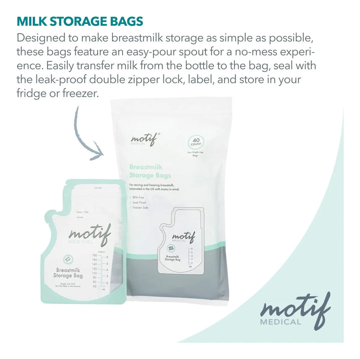 Motif Medical, Bolsas De Almacenamiento De Leche, Bolsa De C