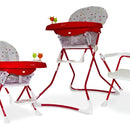 Comedor Y Silla De Niño Badala Ebaby Color Rojo