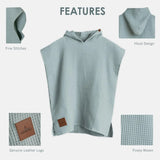 Portside Pier - Poncho De Toalla Con Capucha Premium Para Ni