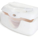 Munchkin Warm Glow Calentador de Toallitas Húmedas | Modelo 10049 | Luz nocturna con autoapagado 10 min | Capacidad 100 toallitas | Calentamiento arriba | Bajo voltaje | Ventana nivel | Libre de BPA