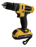 Taladro Atornillador Inalámbrico 10mm Magnux 24v 1 Bat 23 Nm Amarillo